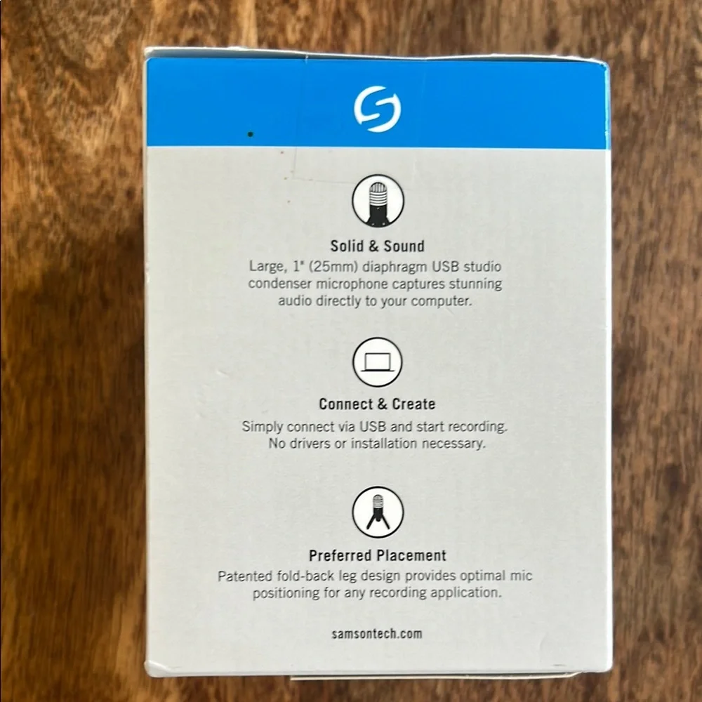 New Meteor Mic USB Studio Condenser Microphone - Silver